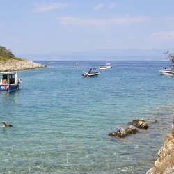 Isola di Veglia (Otok Krk) con Zeus - agosto 2013